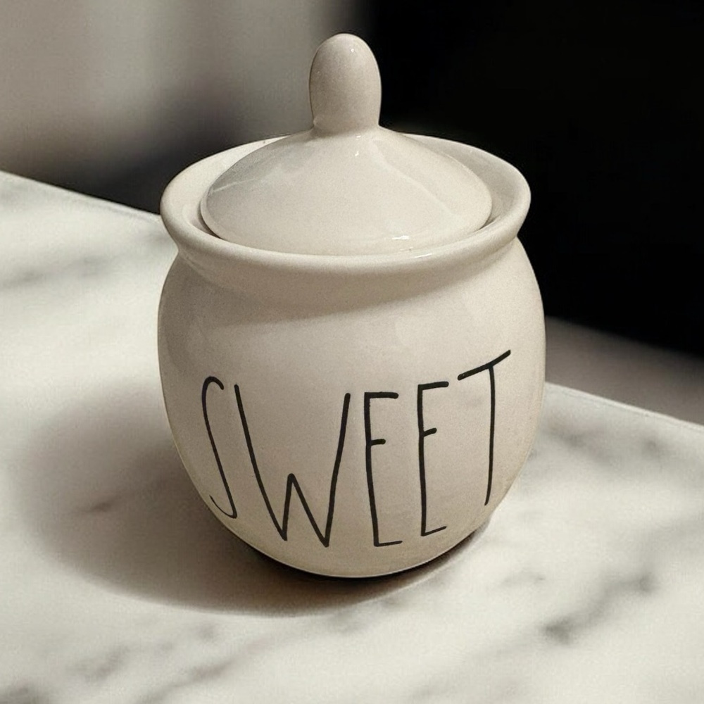 New Rae Dunn SWEET Sugar Canister & Lid Artisan Collection by Magenta Container